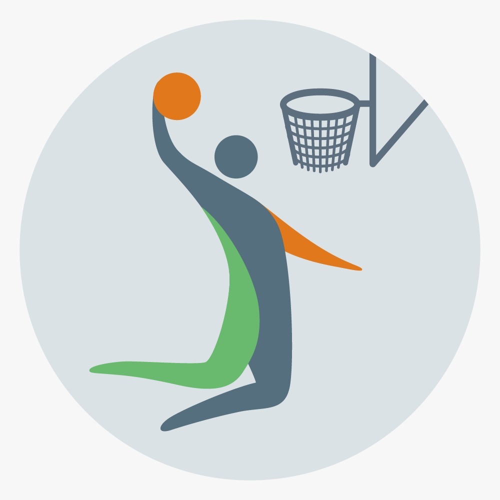 Basketbol rəsmi idman növü loqosu