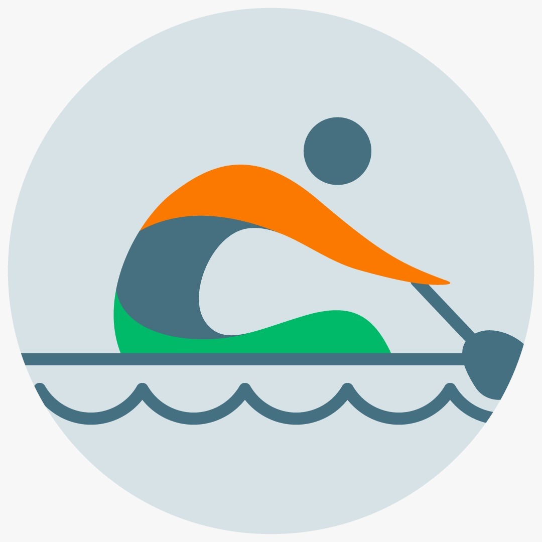 Kayak və kanoe rəsmi idman növü loqosu